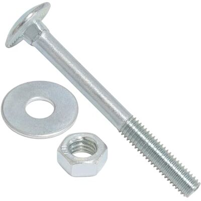 AERZETIX Ensemble de 25 boulons carrossiers M5x50mm / rondelles et écrous M5 / en acier zingué/pour fixation et assemblage - Publicité AERZETIX Ensemble de 25 boulons carrossiers M5x50mm / rondelles et écrous M5 / en acier zingué/pour fixation et assemblage - Publicité