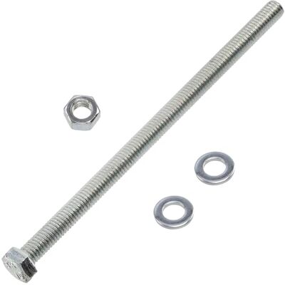 AERZETIX Kit ensemble de 10 boulons M5x90 mm à tête hexagonale + 20 rondelles M5x10 mm + 10 écrous hexagonaux M5 pour bricolage et fixation légère en acier - Publicité AERZETIX Kit ensemble de 10 boulons M5x90 mm à tête hexagonale + 20 rondelles M5x10 mm + 10 écrous hexagonaux M5 pour bricolage et fixation légère en acier - Publicité