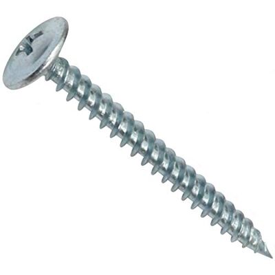 AERZETIX C44684 Lot de 100 Vis à tôle autotaraudeuses Ø4.2x41mm à tête large bombée à empreinte PH/cruciforme ossature bardage métallique chéneaux en acier zingué couleur argent - Publicité AERZETIX C44684 Lot de 100 Vis à tôle autotaraudeuses Ø4.2x41mm à tête large bombée à empreinte PH/cruciforme ossature bardage métallique chéneaux en acier zingué couleur argent - Publicité