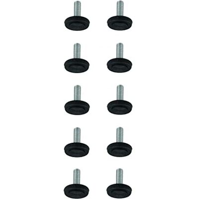 cyclingcolors 10x Vis Pied M6 x 17 Base 21mm Bouton moleté tête Plastique Molette Meuble Table Chaise Etagère Embout - Publicité cyclingcolors 10x Vis Pied M6 x 17 Base 21mm Bouton moleté tête Plastique Molette Meuble Table Chaise Etagère Embout - Publicité