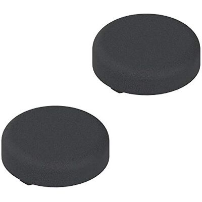 Gedotec Blum Clip Top 84.4140 Lot de 2 couvercles de charnière ronds en plastique noir mat pour charnières de porte en verre et vitrine - Publicité Gedotec Blum Clip Top 84.4140 Lot de 2 couvercles de charnière ronds en plastique noir mat pour charnières de porte en verre et vitrine - Publicité
