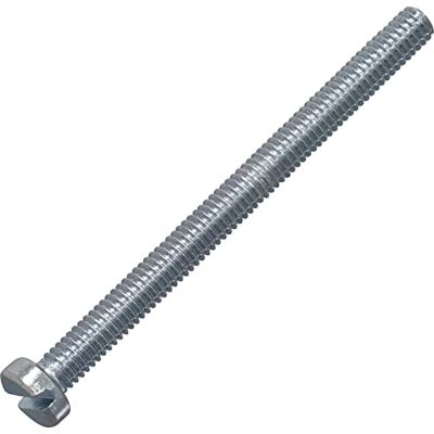 AERZETIX C60167 Lot de 20 Vis à métaux à tête cylindrique M4x50 mm à empreinte fendue S boulon d'assemblage DIN 84 dureté 4.8 en acier zingué couleur argent - Publicité AERZETIX C60167 Lot de 20 Vis à métaux à tête cylindrique M4x50 mm à empreinte fendue S boulon d'assemblage DIN 84 dureté 4.8 en acier zingué couleur argent - Publicité
