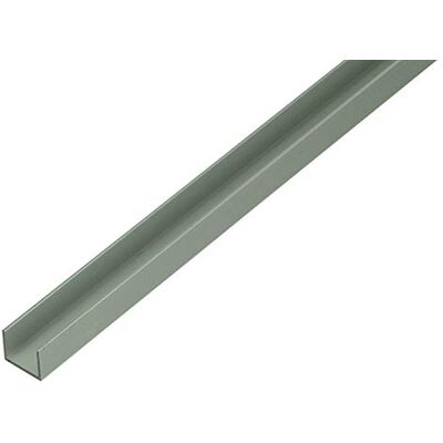 Alberts 485610 Profilé en U spécialement pour panneaux agglomérés de 19 mm aluminium, anodisé, couleur argent 1000 x 22 x 15 mm - Publicité Alberts 485610 Profilé en U spécialement pour panneaux agglomérés de 19 mm aluminium, anodisé, couleur argent 1000 x 22 x 15 mm - Publicité