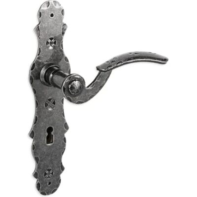 Gedotec Plaque longue Garniture de poignée en fer forgé noir 1 pièce Ferrure de porte antique Poignée de porte BERN Garniture de poignée de porte pour portes intérieures PZ 88 mm cylindre - Publicité Gedotec Plaque longue Garniture de poignée en fer forgé noir 1 pièce Ferrure de porte antique Poignée de porte BERN Garniture de poignée de porte pour portes intérieures PZ 88 mm cylindre - Publicité