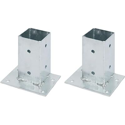 Alberts 212575 Ancre sur platine pour la fixation en lignes droites galvanisée à chaud 71 x 71 mm Set de 2 pièces - Publicité Alberts 212575 Ancre sur platine pour la fixation en lignes droites galvanisée à chaud 71 x 71 mm Set de 2 pièces - Publicité
