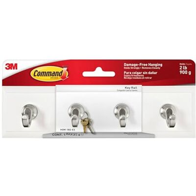 Command hom-18q-es Clé Rail à quartz avec rail 1/4 bandes - Publicité Command hom-18q-es Clé Rail à quartz avec rail 1/4 bandes - Publicité