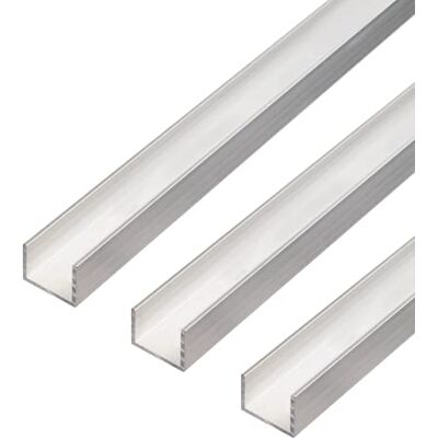 Alberts 499259 Lot de 3 profilés en U en aluminium naturel 1000 x 30 x 20 mm - Publicité Alberts 499259 Lot de 3 profilés en U en aluminium naturel 1000 x 30 x 20 mm - Publicité