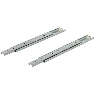 Gedotec Glissière de Tiroir EXTRACTION PARTIELLE Coulisse de tablette 400 mm 1 Paire Acier Galvanisé Rails télescopiques cuisine pour montage latéral ou en applique - Publicité Gedotec Glissière de Tiroir EXTRACTION PARTIELLE Coulisse de tablette 400 mm 1 Paire Acier Galvanisé Rails télescopiques cuisine pour montage latéral ou en applique - Publicité