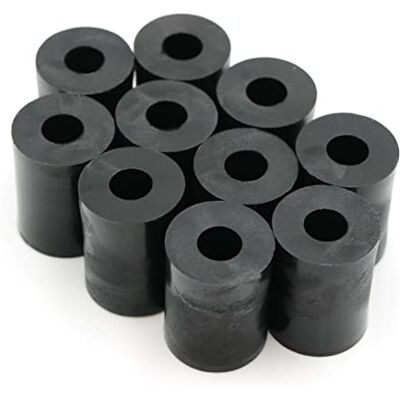 Design61 Lot de 10 entretoises rondes, L 20 mm x Ø 15/6 mm M6, ronds, polyéthylène haute densité - Publicité Design61 Lot de 10 entretoises rondes, L 20 mm x Ø 15/6 mm M6, ronds, polyéthylène haute densité - Publicité