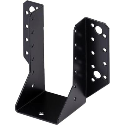 Alberts 329556 Sabot de charpente type A, ailes extérieures noir plastifié 64 x 128 mm - Publicité Alberts 329556 Sabot de charpente type A, ailes extérieures noir plastifié 64 x 128 mm - Publicité