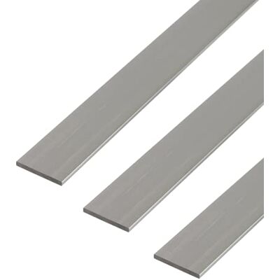 Alberts GAH- 499273 488178 Lot de 3 profilés plats en aluminium de qualité supérieure Longueur 1 m Largeur 50 mm - Publicité Alberts GAH- 499273 488178 Lot de 3 profilés plats en aluminium de qualité supérieure Longueur 1 m Largeur 50 mm - Publicité