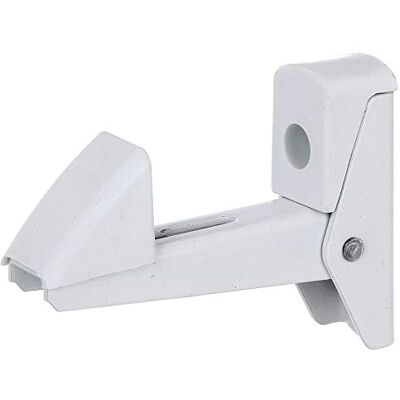 Alberts 307769 Arrêt de volet fermeture automatique aluminium, laqué blanc écartement arrêt platine 15-50 mm - Publicité Alberts 307769 Arrêt de volet fermeture automatique aluminium, laqué blanc écartement arrêt platine 15-50 mm - Publicité
