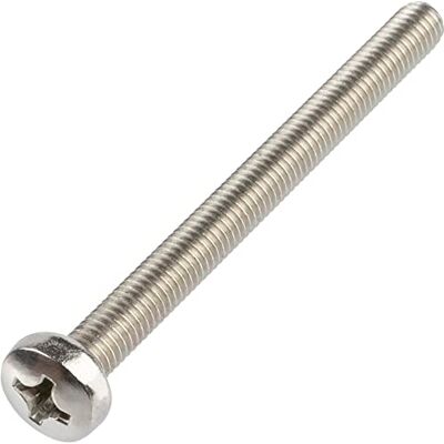 AERZETIX C59806 Lot de 5 Vis à métaux à tête cylindrique M6x70 mm à empreinte PH2 boulon d'assemblage DIN 7985 en acier inoxydable A2 couleur argent - Publicité AERZETIX C59806 Lot de 5 Vis à métaux à tête cylindrique M6x70 mm à empreinte PH2 boulon d'assemblage DIN 7985 en acier inoxydable A2 couleur argent - Publicité
