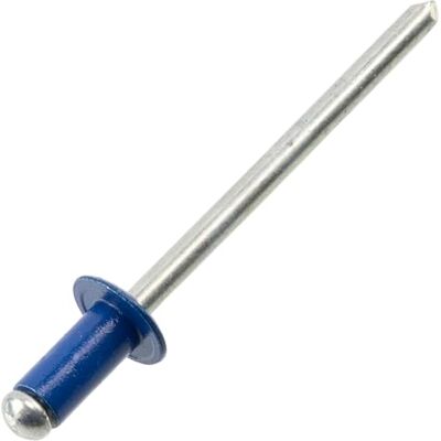 AERZETIX Lot de 60 Rivets aveugles Ø4x8 mm à tête plate RAL 5010 bleu en aluminium/acier pour assemblage rapide, fixation discrète et esthétique - Publicité AERZETIX Lot de 60 Rivets aveugles Ø4x8 mm à tête plate RAL 5010 bleu en aluminium/acier pour assemblage rapide, fixation discrète et esthétique - Publicité