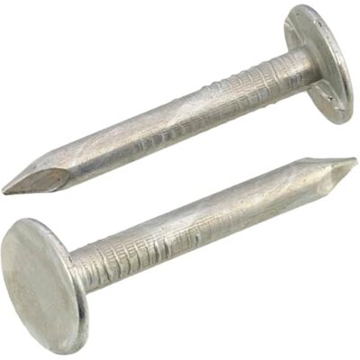 AERZETIX C70839 Lot de 300 Clous à tête plate large Ø3x26 mm diamètre de la tête Ø10 mm en acier couleur argent feutre de couvertue tuiles bitumineuse bardage menuiserie habillage de toit - Publicité AERZETIX C70839 Lot de 300 Clous à tête plate large Ø3x26 mm diamètre de la tête Ø10 mm en acier couleur argent feutre de couvertue tuiles bitumineuse bardage menuiserie habillage de toit - Publicité