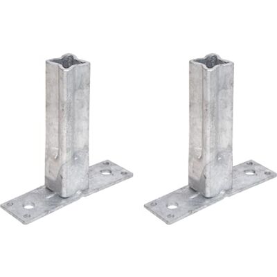 Alberts GAH- 701925 701901 Lot de 2 supports de main courante pour poteau universel Galvanisé à chaud Largeur 104 mm Profondeur 30 mm - Publicité Alberts GAH- 701925 701901 Lot de 2 supports de main courante pour poteau universel Galvanisé à chaud Largeur 104 mm Profondeur 30 mm - Publicité