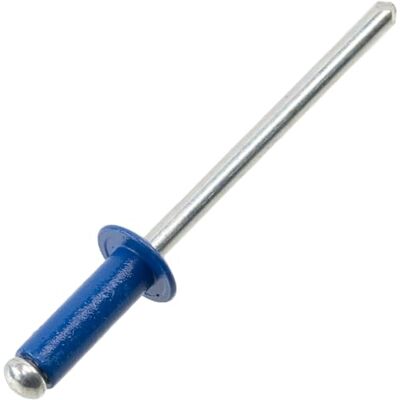 AERZETIX Lot de 60 Rivets aveugles Ø4x12 mm à tête plate RAL 5010 bleu en aluminium/acier pour assemblage rapide, fixation discrète et esthétique - Publicité AERZETIX Lot de 60 Rivets aveugles Ø4x12 mm à tête plate RAL 5010 bleu en aluminium/acier pour assemblage rapide, fixation discrète et esthétique - Publicité
