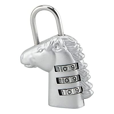THIRARD - Fantasy Horse - 3-digit - steel shackle - Padlock - Publicité THIRARD - Fantasy Horse - 3-digit - steel shackle - Padlock - Publicité