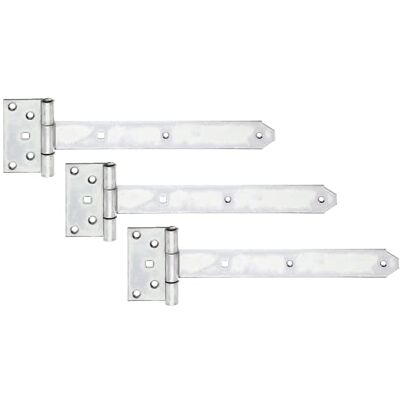 Alberts 310929 Penture anglaise avec goupille rivetée passivée penture 291 x 40 mm charnière 103 x 59 mm Set de 3 pièces - Publicité Alberts 310929 Penture anglaise avec goupille rivetée passivée penture 291 x 40 mm charnière 103 x 59 mm Set de 3 pièces - Publicité