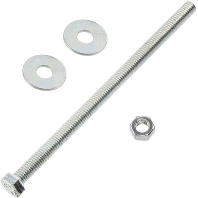 AERZETIX Kit ensemble de 10 boulons M5x90 mm à tête hexagonale + 20 rondelles larges M5x15 mm + 10 écrous hexagonaux M5 pour bricolage et fixation légère en acier - Publicité AERZETIX Kit ensemble de 10 boulons M5x90 mm à tête hexagonale + 20 rondelles larges M5x15 mm + 10 écrous hexagonaux M5 pour bricolage et fixation légère en acier - Publicité