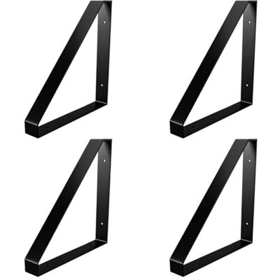 Amig Lot de 4 Équerres Triangulaires pour Étagères Industrielles 211 x 261 x 30 mm Acier Noir Mat Support Murale pour Étagère Design Fonctionnel et Résistant Idéal pour Étagères Murales - Publicité Amig Lot de 4 Équerres Triangulaires pour Étagères Industrielles 211 x 261 x 30 mm Acier Noir Mat Support Murale pour Étagère Design Fonctionnel et Résistant Idéal pour Étagères Murales - Publicité