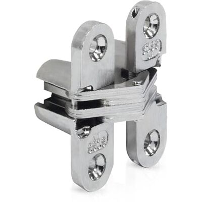 Gedotec Charniere Porte Meuble Nickel Soss Pour Porte d'Armoire, Placard, Bureau, Coffre, Fenêtre Meuble en Bois de 13 à 16 mm Ouverture 180º 9.5 x 42.9 mm Finition Zinc 1 Pièce - Publicité Gedotec Charniere Porte Meuble Nickel Soss Pour Porte d'Armoire, Placard, Bureau, Coffre, Fenêtre Meuble en Bois de 13 à 16 mm Ouverture 180º 9.5 x 42.9 mm Finition Zinc 1 Pièce - Publicité