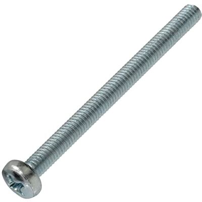 AERZETIX C59875 Lot de 50 Vis métaux à tête cylindrique M4x50 mm à empreinte PH2 boulon d'assemblage DIN 7985 dureté 4.8 en acier au carbone couleur argent - Publicité AERZETIX C59875 Lot de 50 Vis métaux à tête cylindrique M4x50 mm à empreinte PH2 boulon d'assemblage DIN 7985 dureté 4.8 en acier au carbone couleur argent - Publicité