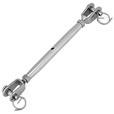 Walfront Tendeur à Mâchoire Tendeur de Vis de Gréement à Corps Fermé Galvanisé pour Activités en Plein Air (M6) - Publicité Walfront Tendeur à Mâchoire Tendeur de Vis de Gréement à Corps Fermé Galvanisé pour Activités en Plein Air (M6) - Publicité