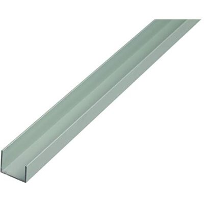Alberts 475192 Profilé en U aluminium, anodisé, couleur argent 1000 x 22 x 20 x 15 mm - Publicité Alberts 475192 Profilé en U aluminium, anodisé, couleur argent 1000 x 22 x 20 x 15 mm - Publicité