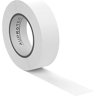 AUPROTEC 1 rouleau VDE Ruban Isolant Électrique Bande Isolatrice PVC 15mm x 10 DIN EN 60454-3-1 couleur: blanche - Publicité AUPROTEC 1 rouleau VDE Ruban Isolant Électrique Bande Isolatrice PVC 15mm x 10 DIN EN 60454-3-1 couleur: blanche - Publicité