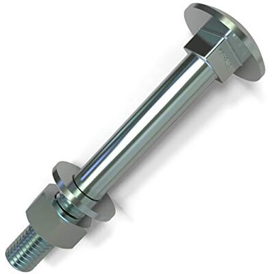 AUPROTEC 10 x Boulons M10 x 120 tête ronde collet carré Vis TRCC avec Écrou et Rondelle Longueurs 30-200mm choix: 10x M10x120 - Publicité AUPROTEC 10 x Boulons M10 x 120 tête ronde collet carré Vis TRCC avec Écrou et Rondelle Longueurs 30-200mm choix: 10x M10x120 - Publicité