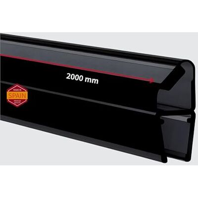 Gedotec Joint magnétique pour portes de douche Joint magnétique noir Joint de douche à 90 ° Épaisseur du verre : 6-8 mm 200 cm En PVC Profilé hydrofuge pour systèmes de paroi de douche - Publicité Gedotec Joint magnétique pour portes de douche Joint magnétique noir Joint de douche à 90 ° Épaisseur du verre : 6-8 mm 200 cm En PVC Profilé hydrofuge pour systèmes de paroi de douche - Publicité