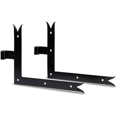 Alberts 306380 Penture équerre bout droit ou queue de carpe pour le haut ou le bas laquée noire gond Ø 14 mm 250 x 300 x 35 mm Set de 2 pièces - Publicité Alberts 306380 Penture équerre bout droit ou queue de carpe pour le haut ou le bas laquée noire gond Ø 14 mm 250 x 300 x 35 mm Set de 2 pièces - Publicité
