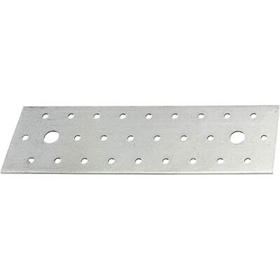 Alberts 849276 Plaque multi-trous galvanisée Sendzimir 200 x 60 mm kit de 48 - Publicité Alberts 849276 Plaque multi-trous galvanisée Sendzimir 200 x 60 mm kit de 48 - Publicité