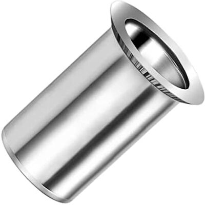 Keple M6 Écrous à sertir aveugles, tête fraisée, corps rond, insert fileté ouvert, 6mm écrou à sertir en acier zingué, écrou à sertir pour acier, alliage, cuivre, plastique et composite (25 pcs.) - Publicité Keple M6 Écrous à sertir aveugles, tête fraisée, corps rond, insert fileté ouvert, 6mm écrou à sertir en acier zingué, écrou à sertir pour acier, alliage, cuivre, plastique et composite (25 pcs.) - Publicité