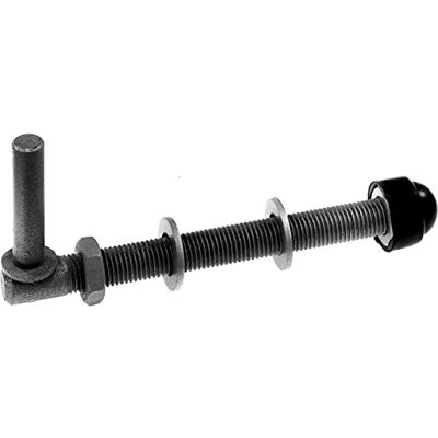 Alberts 410636 Gonds une paire, à visser, réglables galvanisés à chaud dimension de l'axe Ø13 mm longueur 160 mm filetage M12 - Publicité Alberts 410636 Gonds une paire, à visser, réglables galvanisés à chaud dimension de l'axe Ø13 mm longueur 160 mm filetage M12 - Publicité
