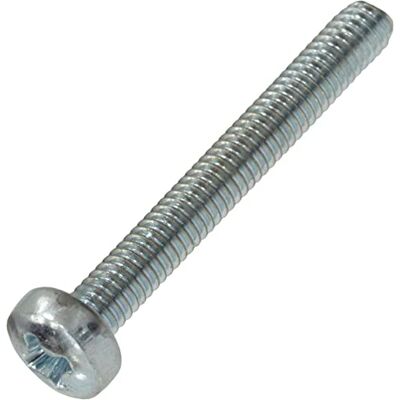 AERZETIX C59844 Lot de 50 Vis métaux à tête cylindrique M2.5x20 mm à empreinte PH1 boulon d'assemblage DIN 7985 dureté 4.8 en acier au carbone couleur argent - Publicité AERZETIX C59844 Lot de 50 Vis métaux à tête cylindrique M2.5x20 mm à empreinte PH1 boulon d'assemblage DIN 7985 dureté 4.8 en acier au carbone couleur argent - Publicité