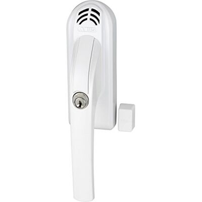 ABUS Poignée de Fenêtre Verrouillable FG300A Verrou de Fenêtre avec Cylindre Pression et Alarme, Verrouillage Différent Niveau de Sécurité 7 56807 Blanc - Publicité ABUS Poignée de Fenêtre Verrouillable FG300A Verrou de Fenêtre avec Cylindre Pression et Alarme, Verrouillage Différent Niveau de Sécurité 7 56807 Blanc - Publicité