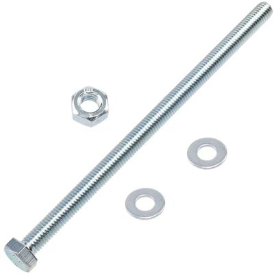 AERZETIX Kit ensemble de 5 boulons М8X150 mm à tête hexagonale + 10 rondelles M8x16 mm + 5 écrous hexagonaux M8 pour bricolage et fixation légère en acier - Publicité AERZETIX Kit ensemble de 5 boulons М8X150 mm à tête hexagonale + 10 rondelles M8x16 mm + 5 écrous hexagonaux M8 pour bricolage et fixation légère en acier - Publicité