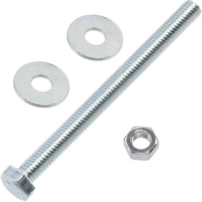 AERZETIX Kit ensemble de 25 boulons M5x60 mm à tête hexagonale + 50 rondelles larges M5x15 mm + 25 écrous hexagonaux M5 pour bricolage et fixation légère en acier - Publicité AERZETIX Kit ensemble de 25 boulons M5x60 mm à tête hexagonale + 50 rondelles larges M5x15 mm + 25 écrous hexagonaux M5 pour bricolage et fixation légère en acier - Publicité