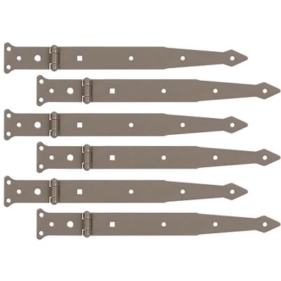 Alberts 821340 DURAVIS® Penture charnière en beige perle, à couche duplex RAL 1035 taille 302/77 x 48 mm kit de 6 - Publicité Alberts 821340 DURAVIS® Penture charnière en beige perle, à couche duplex RAL 1035 taille 302/77 x 48 mm kit de 6 - Publicité