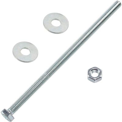 AERZETIX Kit ensemble de 10 boulons M6x120 mm à tête hexagonale + 20 rondelles larges M6x18 mm + 10 écrous hexagonaux M6 pour bricolage et fixation légère en acier - Publicité AERZETIX Kit ensemble de 10 boulons M6x120 mm à tête hexagonale + 20 rondelles larges M6x18 mm + 10 écrous hexagonaux M6 pour bricolage et fixation légère en acier - Publicité