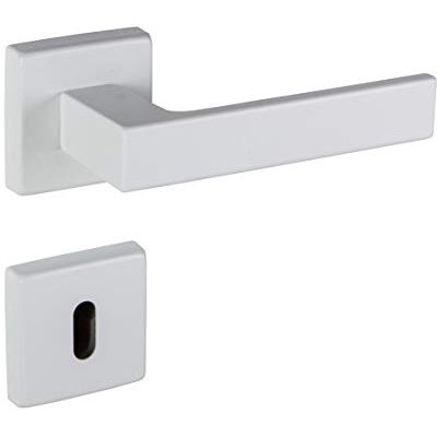 Gedotec Poignee de Porte PUSH 1317 1 Kit Poignée Garniture à béquilles carrée avec vis Aluminium Ferrure de porte Blanche Mat Garniture à rosace pour portes intérieures BB Bouton coloré - Publicité Gedotec Poignee de Porte PUSH 1317 1 Kit Poignée Garniture à béquilles carrée avec vis Aluminium Ferrure de porte Blanche Mat Garniture à rosace pour portes intérieures BB Bouton coloré - Publicité