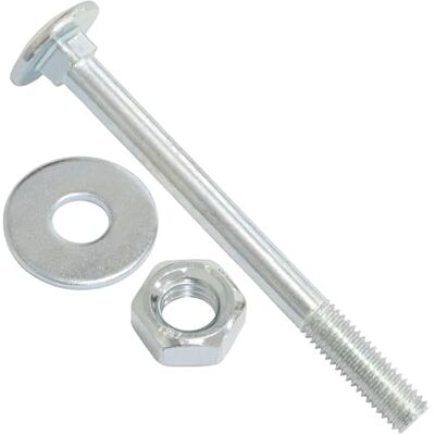 AERZETIX Ensemble de 15 boulons carrossiers M8x90mm / rondelles et écrous M8 / en acier zingué/pour fixation et assemblage - Publicité AERZETIX Ensemble de 15 boulons carrossiers M8x90mm / rondelles et écrous M8 / en acier zingué/pour fixation et assemblage - Publicité