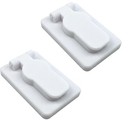 Decoralin Lot de 2 caches de serrure en plastique – Boudin de porte – Anti-poussière, anti-courants d'air, protection de l'intimité – Compatible avec les serrures de porte classiques (pas pour les - Publicité Decoralin Lot de 2 caches de serrure en plastique – Boudin de porte – Anti-poussière, anti-courants d'air, protection de l'intimité – Compatible avec les serrures de porte classiques (pas pour les - Publicité