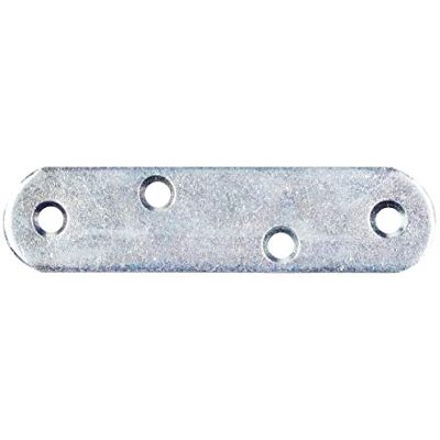 Alberts 837891 Platine d'assemblage avec extrémités arrondies galvanisée, en bleu 77 x 19 mm kit de 20 - Publicité Alberts 837891 Platine d'assemblage avec extrémités arrondies galvanisée, en bleu 77 x 19 mm kit de 20 - Publicité