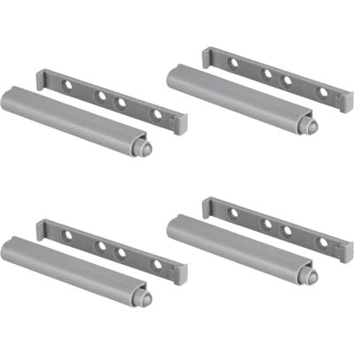 Gedotec Loqueteau à pression plastique Loqueteau automatique Push-to-Open Ouvre-porte Gris SLIM Loqueteau fort Ouverture à pression pour portes de placard - Publicité Gedotec Loqueteau à pression plastique Loqueteau automatique Push-to-Open Ouvre-porte Gris SLIM Loqueteau fort Ouverture à pression pour portes de placard - Publicité