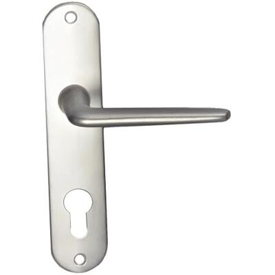KLOSE BESSER - Mini Cyl - Plaque argenté - 40mm - Poignée de porte - Publicité KLOSE BESSER - Mini Cyl - Plaque argenté - 40mm - Poignée de porte - Publicité