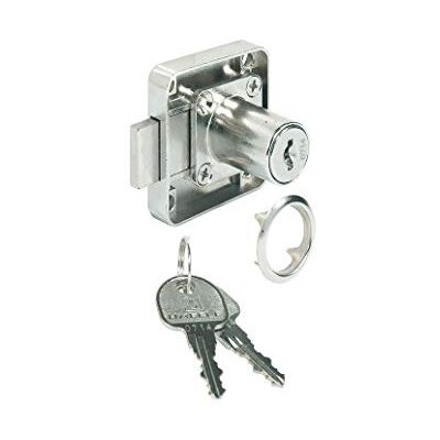 Gedotec Serrure de tiroir à cylindre pour portes H6111 Acier nickelé Distance au canon : 25 mm Fermeture différente Gauche 1 jeu Serrure de tiroir avec clé - Publicité Gedotec Serrure de tiroir à cylindre pour portes H6111 Acier nickelé Distance au canon : 25 mm Fermeture différente Gauche 1 jeu Serrure de tiroir avec clé - Publicité