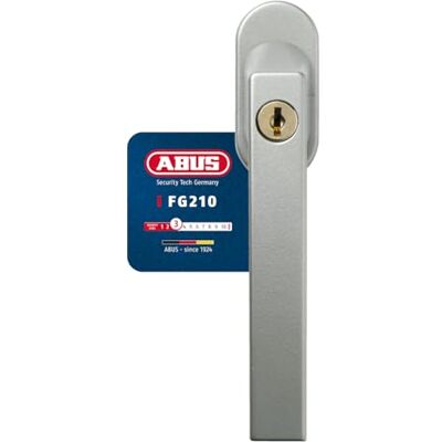 ABUS Poignée de Fenêtre Verrouillable FG210 Lot de 3 Poignée de Fenêtre à Cylindre Poussoir, à Verrouillage Identique Niveau de Sécurité 3 59488 Argent - Publicité ABUS Poignée de Fenêtre Verrouillable FG210 Lot de 3 Poignée de Fenêtre à Cylindre Poussoir, à Verrouillage Identique Niveau de Sécurité 3 59488 Argent - Publicité